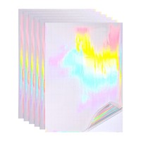 "12X8\" Hologr. Laminatfolien 6 StüCk Glatt"