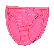 Vtg Victoria's Secret PINK Cotton M Signature HIGH-LEG BRIEF Panty HE LOVES ME