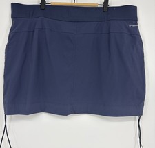 Columbia Women s Skort Blue Size 2X Athletic Outdoor Hiking Side Tie
