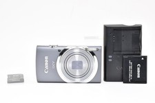 Canon IXY 130 Gray Compact Digital Camera with SD Card Excellent Condition