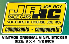 JOE ROY RACE CARS - VINTAGE ORIGINAL  DECAL STICKER - RACING