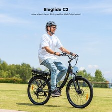 Eleglide C2 26 Pollici E-Bike &City Bike 250W Bicicletta Elettrica,7 Velocità Elettrica