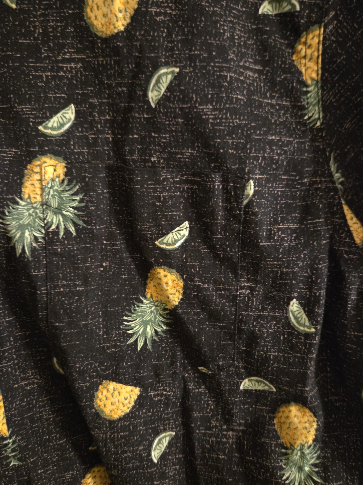 Saddlebred Pineapple Button Down Shirt Size XL - image 4