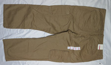 OLD NAVY MENS 40x30 BROWN BROKEN-IN CARGO PANT STRAIGHT LEG CANVAS 2015 NEW NWT
