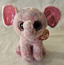 Ty Beanie Boos 6"  ELLIE the Elphant  NWMT Stuffed Toy Plush Sparkle Eyes