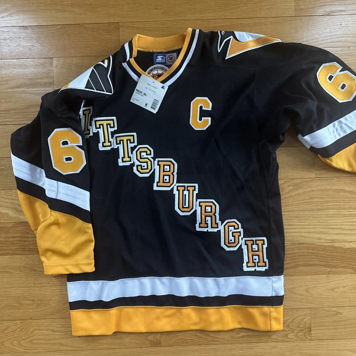 Maillot De Hockey Vintage Starter - Spell Out - Taille M - Fabriqué En Corée - Très Bon état