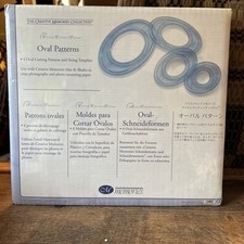 NEW Creative Memories Custom Cutting System 4 Oval Patterns Sizing Template