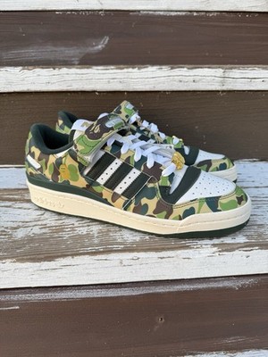 Size 10 - BAPE x adidas Forum 84 Low 30th Anniversary - Green