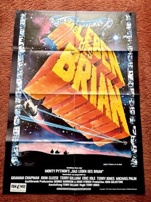 Das Leben des Brian Kinoplakat Poster A1, Monty Python, John Cleese, Gilliam