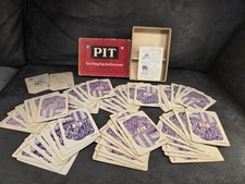 Vtg 1919 Pit Card Game Parker Brothers Bull and Bear Edition Complete w/ Manual