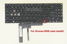 New for MSI Pulse 16 AI C1VGKG MS-15P2 MS-15P3 keyboard 24-zone RGB backlit US