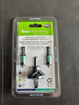 Trex Hideaway counterbore tool kit