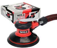 Yato Druckluft-Exzenterschleifer 150Mm Mit Schlauchanschluss Scheibe YT-09738