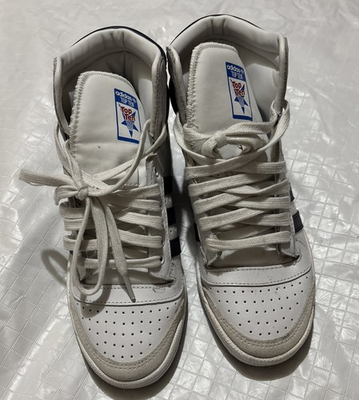 #ad Adidas Archive Top Ten Hi White Navy Red D65161 Men’s Size 7.5 $52.00