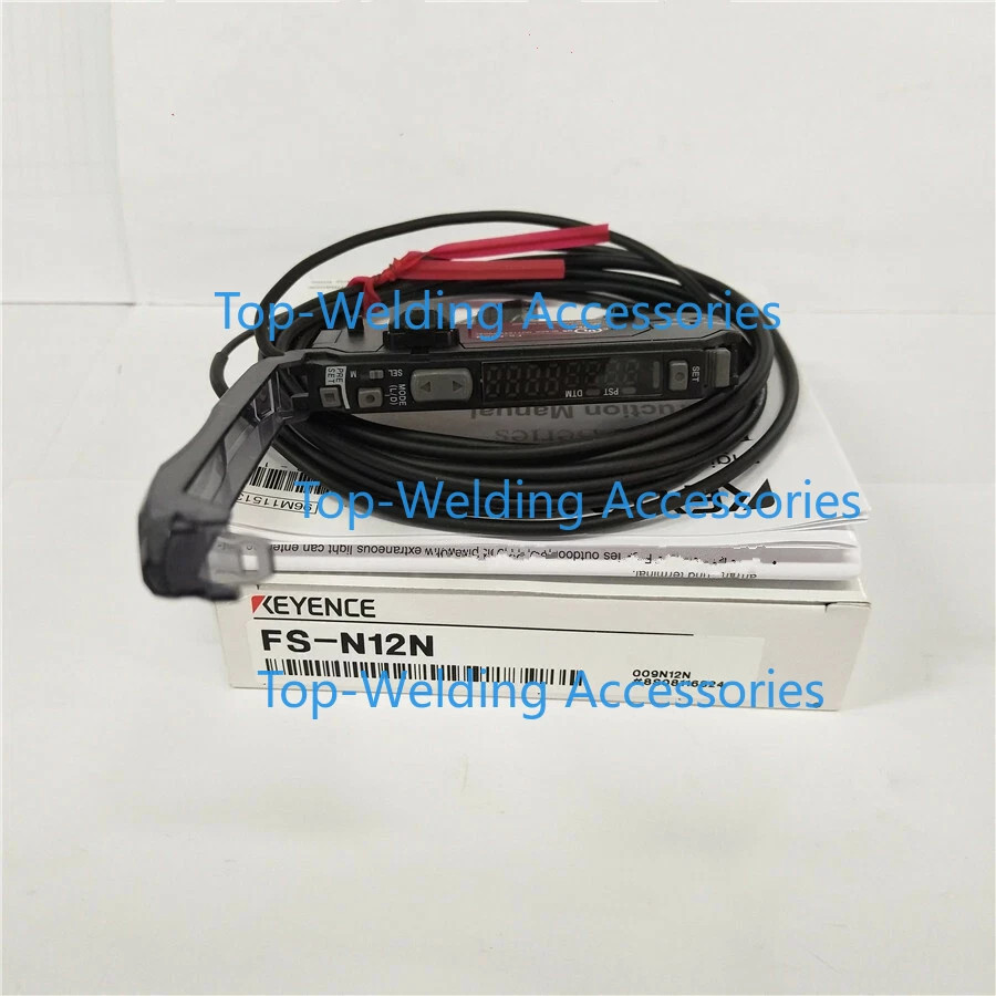 New KEYENCE FS-N12N Fiber Optic Sensor Amplifier, Cable Type, NPN
