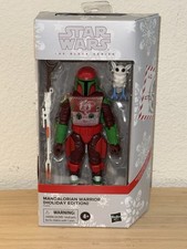 2021 STAR WARS BLACK SERIES 6  FIGURE MANDALORIAN WARRIOR HOLIDAY EDITION MISB