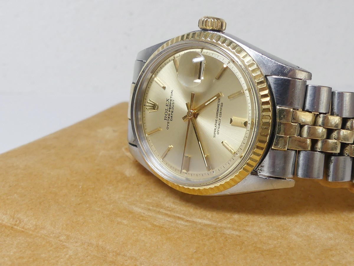 Vintage Rolex men's SS/14k Datejust ref 1601 