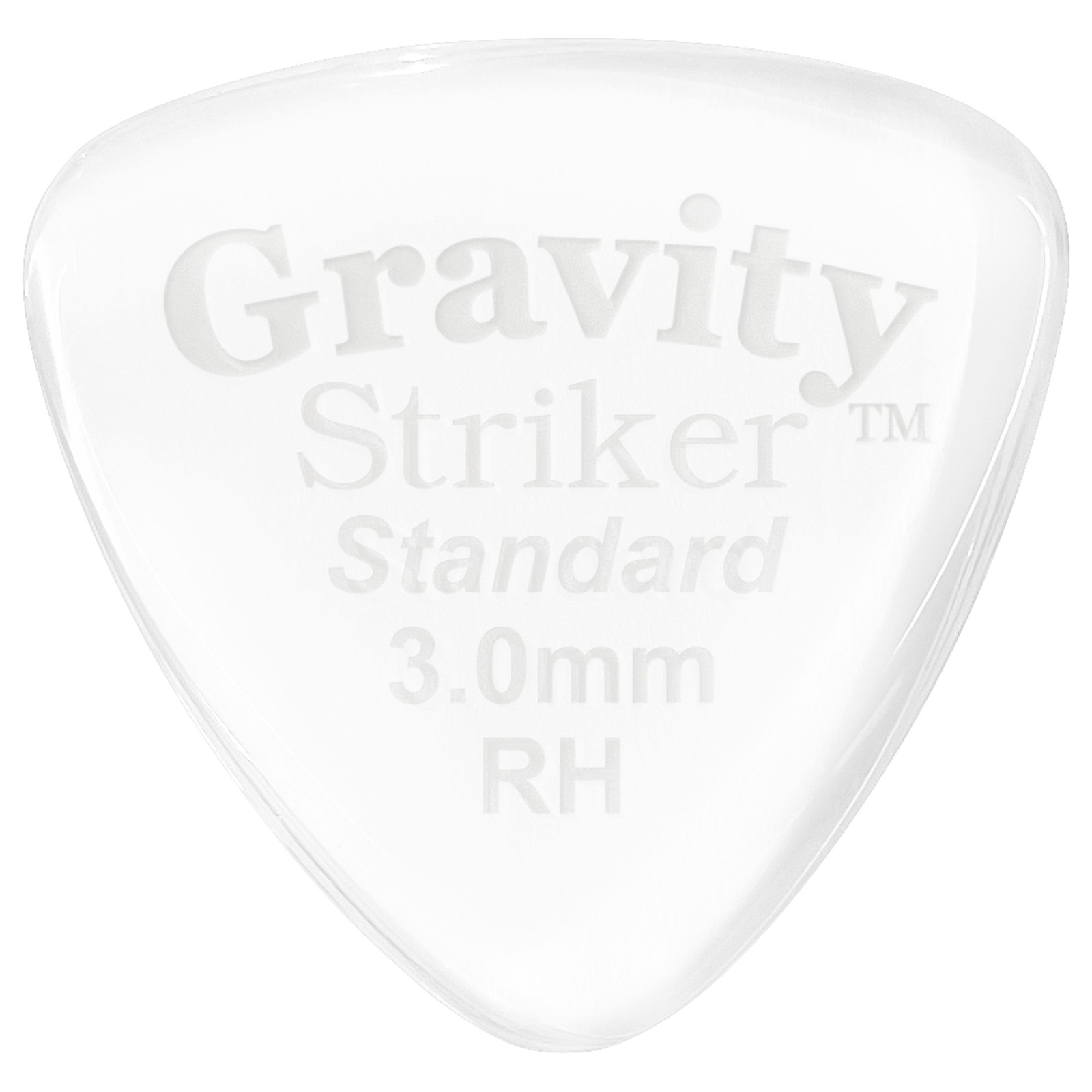 Медиаторы Gravity Guitar Picks GSRS3P-RH Striker со скосами скорости RH Стандартные 3,0 мм -