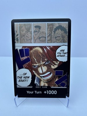 One Piece Don!! Card Shanks Emperors in the New World OP09 Foil +