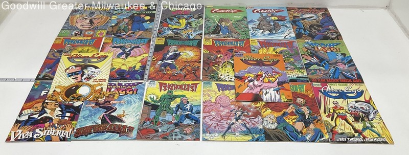 First Comics Psychoblast American Flagg Nexus Alter Ego Dynamo Joe