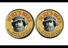 Lot of 2 Burt's Bees Hand Salve 0.3oz 8.5g Travel Size Tin SEALED