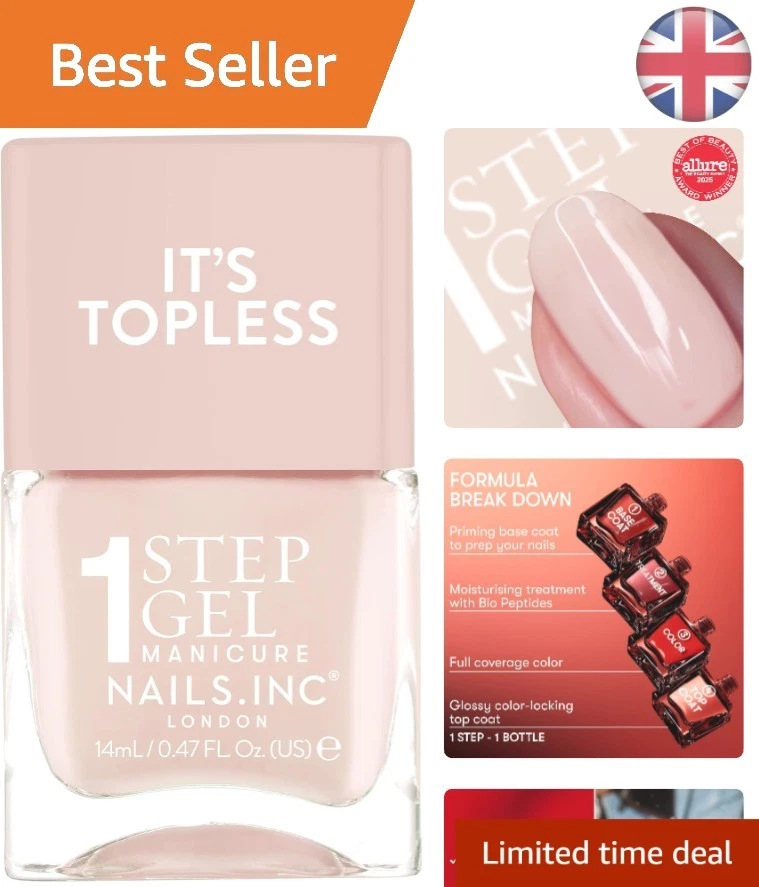 It’s Topless 4-in-1 Gel-Like Nail Polish - Long-Lasting Beauty 14ml