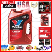 High Mileage with MaxLife Technology SAE 10W-40 Synthetic Blend Motor Oil 5 QT 25.59 per gallon