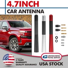 THE ORIGINAL Black 4.7inch ANTENNA MAST - FITS: 2017-2023 Ford F-250 Super Duty