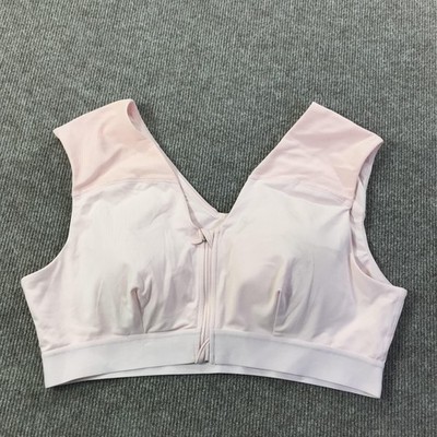 Tommie Copper Sports Bra Womens 3XL Zip Front Shoulder Support Activewear Gym