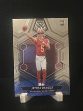 2024 Panini Mosaic Jaden Daniels Rookie Card #302 Washington Commanders. rookie card picture