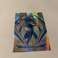 David Montgomery 2024 Panini Phoenix Hyper Prizm # 37 Detroit Lions 