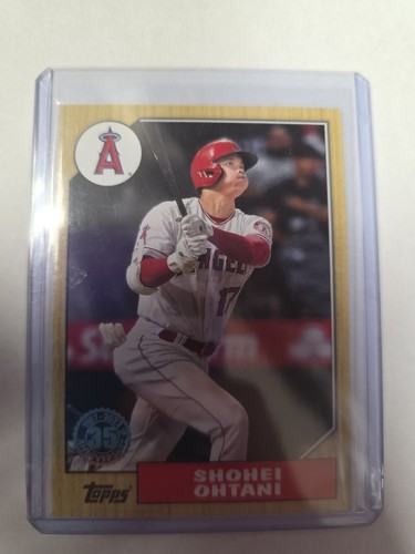 SHOHEI OHTANI 2022 Topps Series 1 35th Anniv 1987 Topps Throwback Insert #T87-1