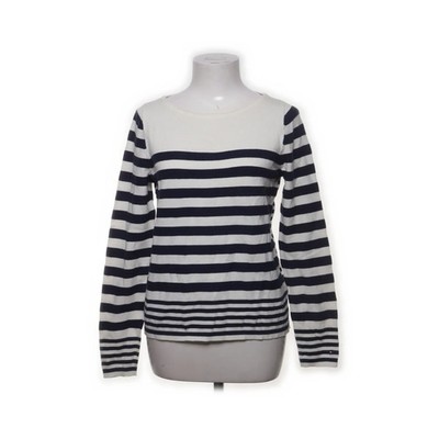 Tommy Hilfiger, Strickpullover, Größe: S, Blau/Weiß, Baumwolle/Polyamid #YBh