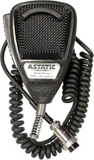 Astatic 302-636LB1 Black Noise Cancelling 4 Pin CB Microphone