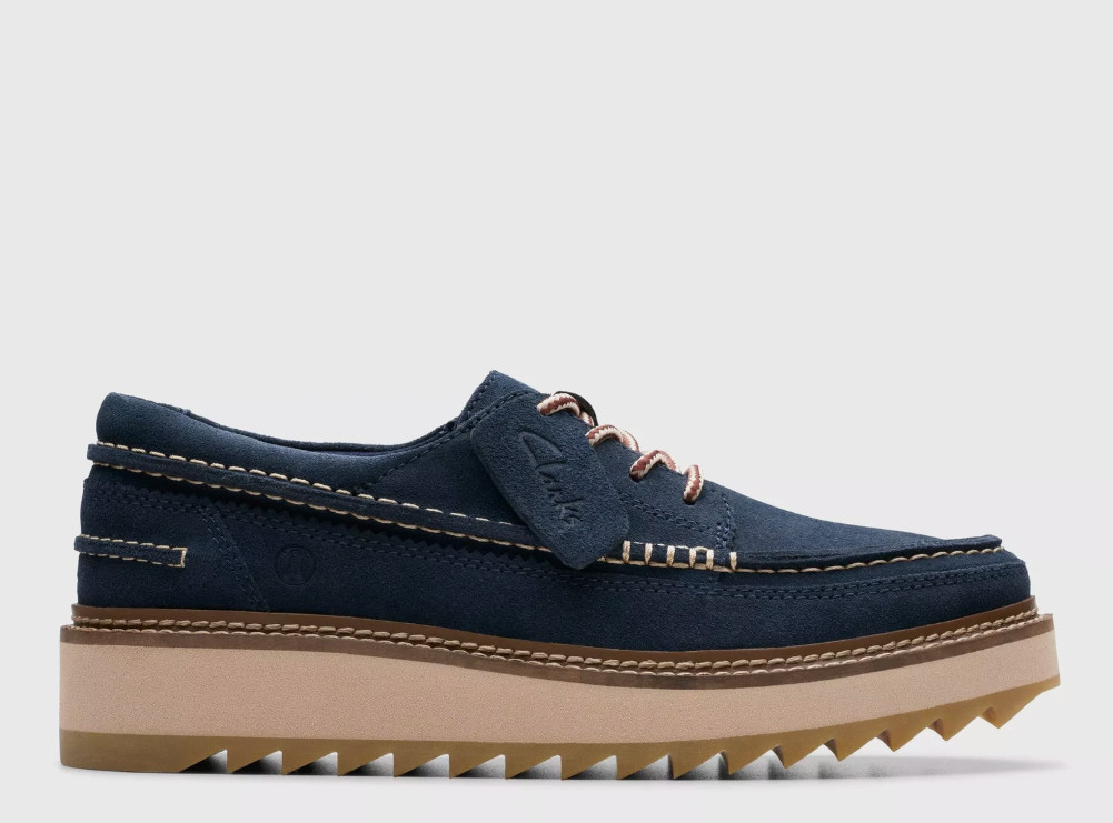 Clarks Originals Men's  Clarkhill Lace Navy Suede 26176114