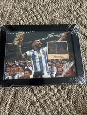 Les Finales de la Coupe du Monde Lionel Messi Argentine Photo encadrée ARG VS FRA 2022