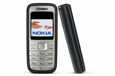 Nokia 1208 - 4 MB - Black Unlocked 