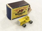 1950s MATCHBOX MOKO LESNEY YELLOW TRACTOR IN THE BOX