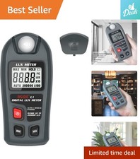 Compact Digital Illuminance Meter - Precision Measurement for Home and Office