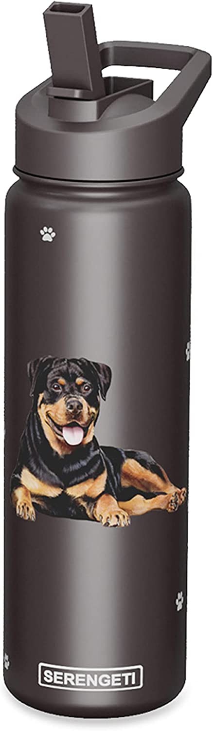 Бутылка для воды E-S Pets из нержавеющей стали 24 унции непроливайка Ротвейлер 5990₽