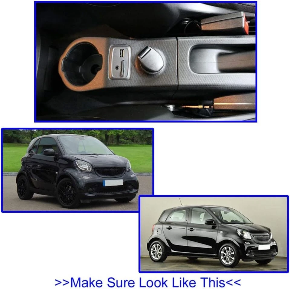 Center Armrest Arm Rest Console for Smart Fortwo 453 2014-2019 New Storage Bo... - Image 4 of 4