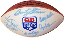 QB Legends signed Wilson NFL WP Football 13 Sigs– Beckett Starr/Stabler/Graham