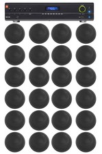 JBL Commercial Amp 24 Black 6" Ceiling Speakers For Restaurant/Bar/Office/Hotel