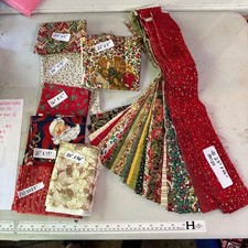 Paquete de tela para acolchar vacaciones de Navidad rollo de gelatina tiras restos Santa Angel