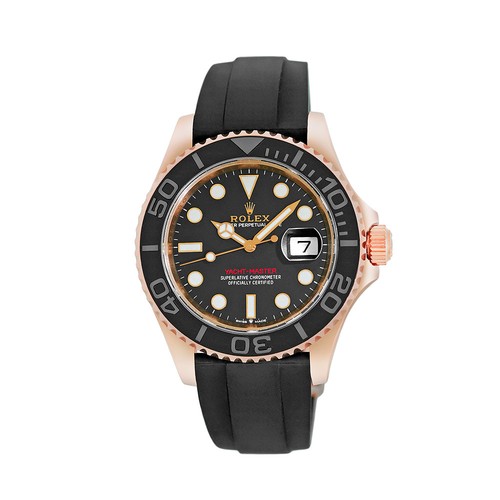ROLEX 18K Rose Gold 40mm Yacht-Master 126655 Box Warranty Card 2020