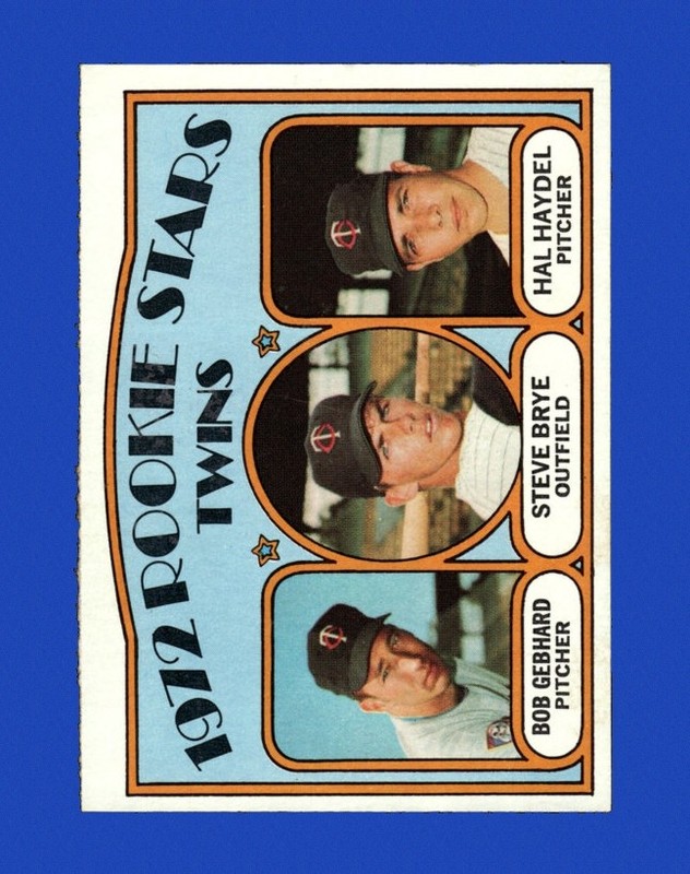 1972 Topps Set-Break # 28 Twins Rookies NR-MINT *GMCARDS*