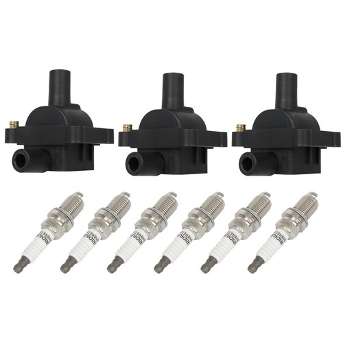Ignition Coil and Spark Plug for 1993-1997 Mercedes-Benz C230 UF527 - Picture 2 of 7