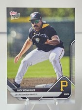 2025 Topps Now Nick Gonzales #OD-235 Road To Opening Day Pittsburgh Pirates