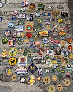 Large Lot of Boy Scout Patches Virginia 1980s To 2000s Huge Lot