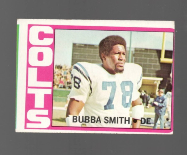 1972 Topps Football Bubba Smith Baltimore Colts #190 Very Good (miscut)
